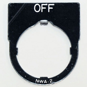 銘板 NWA形 IDEC(和泉電気)