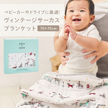ブランケット ミニ ベビーカーサイズ 約70×70cm ダッドウェイ