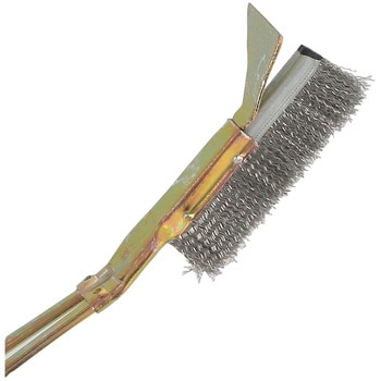 チャンネルブラシヘラ付ステン SK11