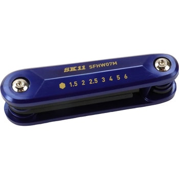 ナイフ型六角棒レンチ 7本組 SK11