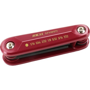 ナイフ型六角棒レンチ 7本組 SK11