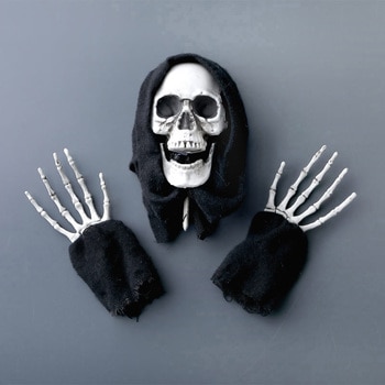 秋のディスプレイ・装飾用品 ハロウィン ガイコツデコレーションピック ストア・エキスプレス