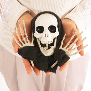 秋のディスプレイ・装飾用品 ハロウィン ガイコツデコレーションピック ストア・エキスプレス