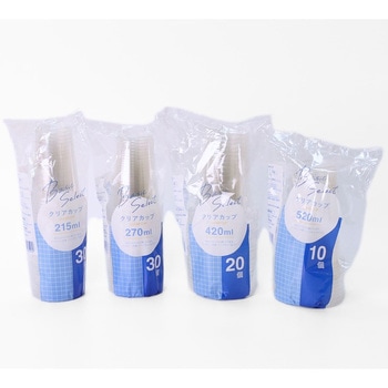 ベーシックセレクト クリアカップ 215ml/30個入 大和物産