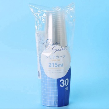 ベーシックセレクト クリアカップ 215ml/30個入 大和物産