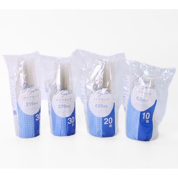 ベーシックセレクト クリアカップ 270ml/30個入 大和物産