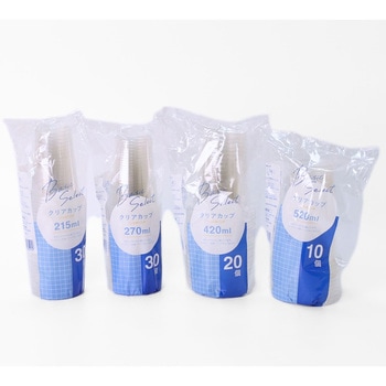 ベーシックセレクト クリアカップ 420ml/20個入 大和物産