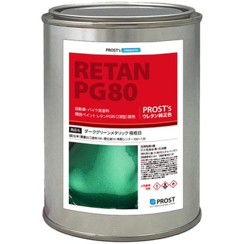 関西ペイントPG80 ダークグリーンメタリック(極粗目) PROST's