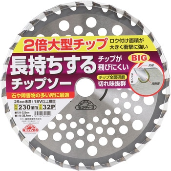長持ちするチップソー - セフティー3