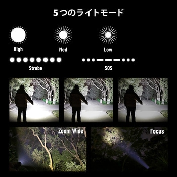 フォーカススリムタクティカルライト 1000LM - Nicron(ニクロン)