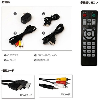 HDMIコード付miniDVDプレーヤー ダイアモンドヘッド