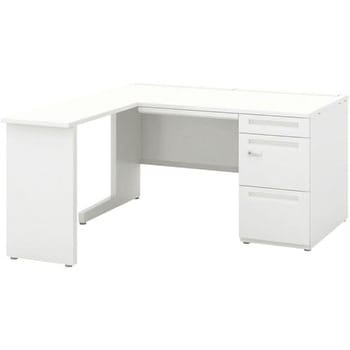 スカエナ Kタイプ L型片袖デスク(ダイヤル錠) 内田洋行