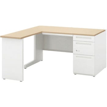 スカエナ Kタイプ L型片袖デスク(ダイヤル錠) 内田洋行