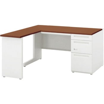 スカエナ Kタイプ L型片袖デスク(ダイヤル錠) 内田洋行