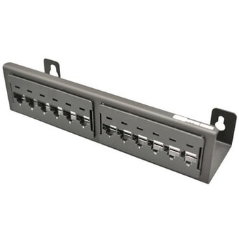 壁面取付用パッチパネル 12ポート - 日本製線