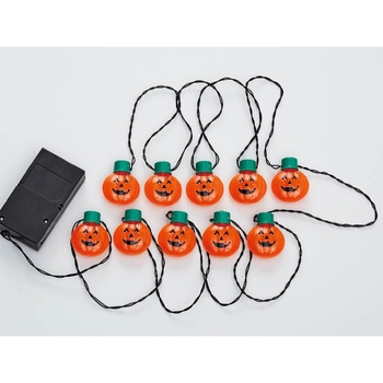 秋のディスプレイ・装飾用品 LEDハロウィンガーランドライト10連 ストア・エキスプレス