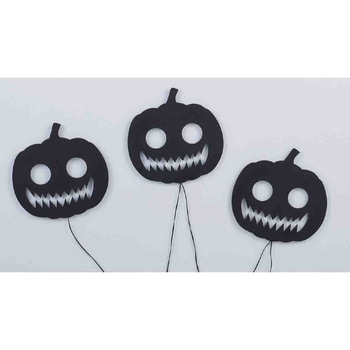 秋のディスプレイ・装飾用品 ハロウィン LEDシルエットモチーフライト 3連 ストア・エキスプレス