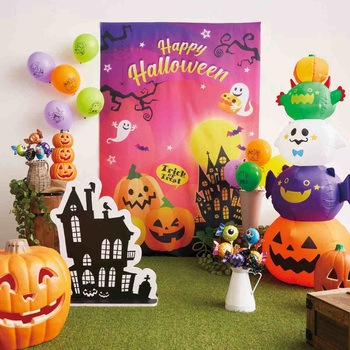 秋のディスプレイ・装飾用品 エアーブロードール ハロウィンキャラクターズ 高さ170cm ストア・エキスプレス