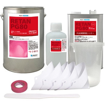 関西ペイントPG80 ローズピンク 7kgセット(シンナー/硬化剤/道具付) - PROST's