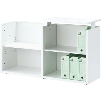 ステーションワゴン 天板付きオープンワゴン(ダブルタイプ) 内田洋行