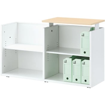 ステーションワゴン 天板付きオープンワゴン(ダブルタイプ) 内田洋行