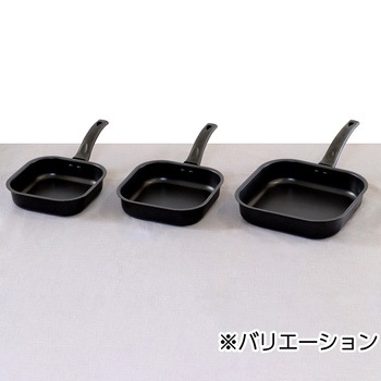 四角すぎる!フライパン IH リブプラス