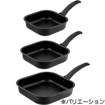 四角すぎる!フライパン IH リブプラス