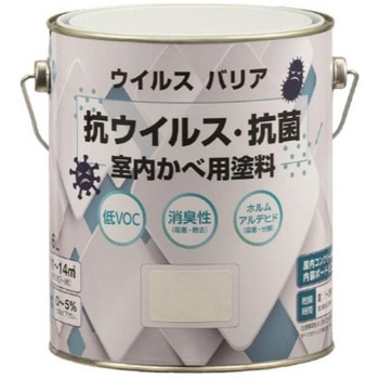 水性室内かべ用(ツヤなし) ライトグレー ロックペイント