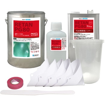 関西ペイントPG80 ライトグリーンメタリック(超極粗目) 6kg セット PROST's