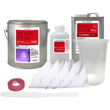 関西ペイントPG80 パープルメタリック(粗目) 3kgセット(シンナー/硬化剤/道具付) PROST's