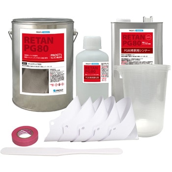 関西ペイントPG80 ガンメタリック(粗目) 7kgセット(シンナー/硬化剤/道具付) - PROST's