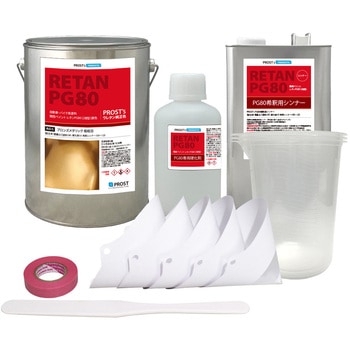 関西ペイントPG80 ブロンズメタリック(極粗目)7kgセット(シンナー/硬化剤/道具付) PROST's