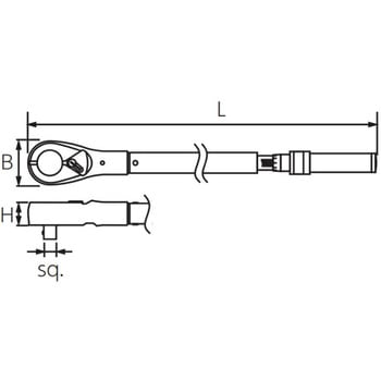 19.0sqプレセット型トルクレンチ - KTC