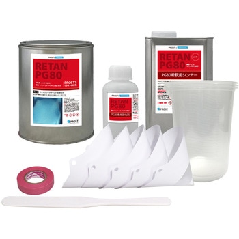 関西ペイントPG80 ライトブルーメタリック(超極粗目) 2kg セット PROST's