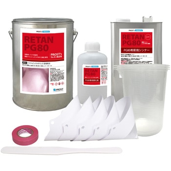 関西ペイントPG80 ライトピンクメタリック(超極粗目) 5kg セット PROST's