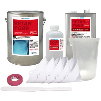 関西ペイントPG80 ライトブルーメタリック(超極粗目) 5kg セット PROST's