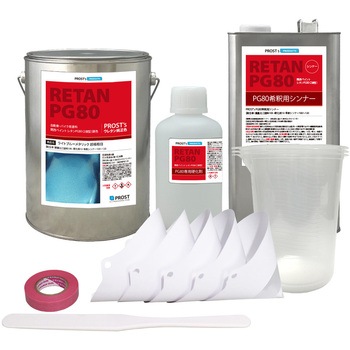 関西ペイントPG80 ライトブルーメタリック(超極粗目) 8kg セット PROST's