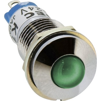 UPシリーズ LED式小形表示灯Φ10(丸突形 抵抗内蔵) IDEC(和泉電気)