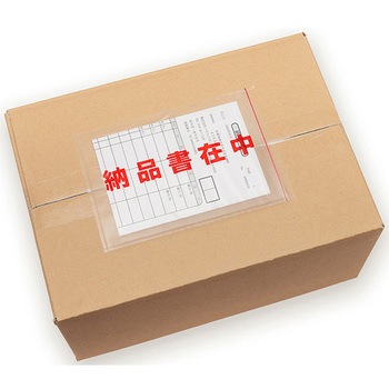 デリバリーパック ポケット 全面糊 透明 納品書在中 パピルスカンパニー