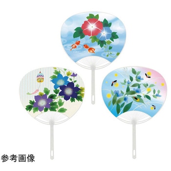 うちわ 夏の花 30本 ノーブランド
