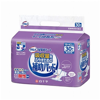 サルバ 尿吸収シート 男女共用 30枚入×6袋 白十字