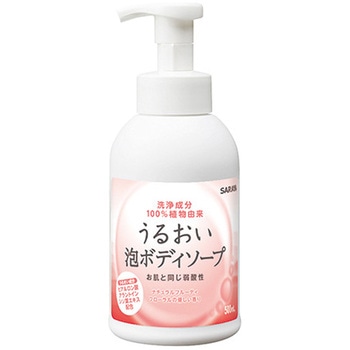 うるおい泡ボディソープ500mLポンプ付 SARAYA(サラヤ)