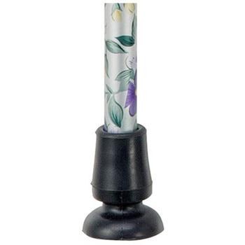 あなたの相棒Ⅱ 花柄ステッキ 伸縮 白花柄 マキテック