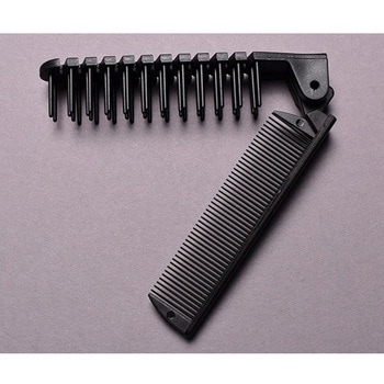 コーム付ブラシ黒 白マット袋 1ケース 100個×10箱入 - ノーブランド