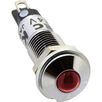 UPシリーズ LED式小形表示灯Φ7(丸突形 抵抗内蔵) - IDEC(和泉電気)