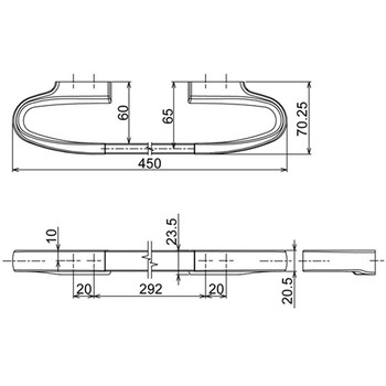 タオル掛 クロムメッキ 研磨 RELIANCE(リラインス)