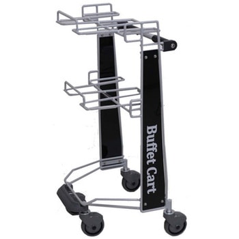 ビュッフェカート シルバー W526×D483×H937mm 大和産業