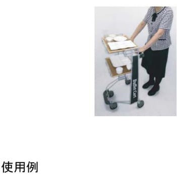 ビュッフェカート シルバー W526×D483×H937mm 大和産業