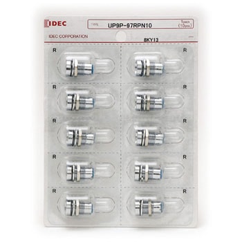 UPシリーズ LED式小形表示灯Φ9(丸平形) IDEC(和泉電気)
