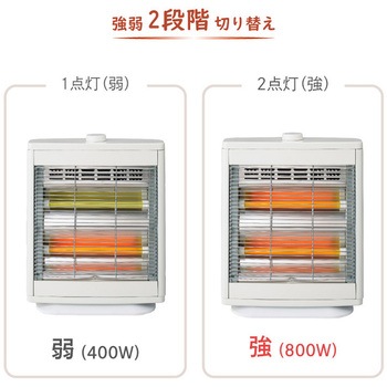 電気ストーブ 800W YUASA(ユアサ)
